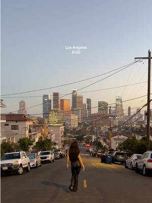 POV: A view worth slowing down for. ❤️🧡🩵🌇 #la #california 