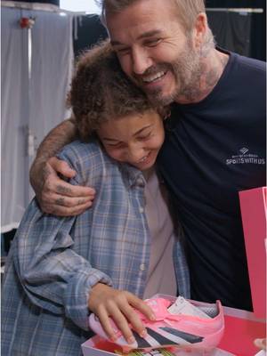 Behind the scenes with Sir @David Beckham and actress Nevaeh Derricks, a young talent with some tricks of her own. Street of Dreams shines a light on resilience, hope, and the transformative power of sport. Watch the full film at the link in our bio. @U2 