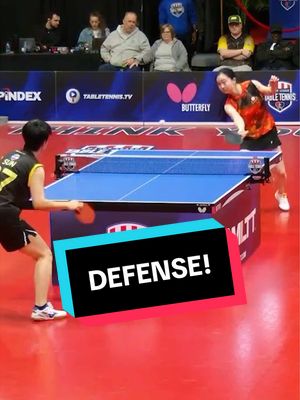 This defense by Angela Guan! #tabletennis 