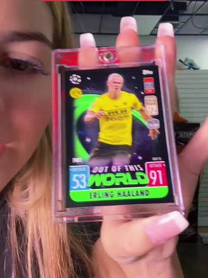 🚀🌍 Erling Haaland is officially OUT OF THIS WORLD! This insane card could be yours for as little as $1! 👽⚽ Don’t miss your shot! 🔥🤯🌌 #culturemedia #SportsCards #haaland🇳🇴 #worldcup #fyp  