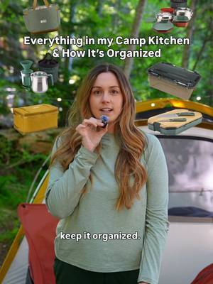Camp kitchen organization has made cooking outside so much more enjoyable. Everything has a designated place, which makes setup and cleanup quick and keeps me from digging through bins looking for one thing. #REIPartner  REI Co-op Trailgate 45 Tote: -Gerber Compleat Cook Set -Gerber Kettle -Gerber Cutting Board REI Co-op Trailgate Gear Bin: -Coleman Cook Stove -REI Co-op Camp Roll Tables -Collapsible Sink -Kelty Litter G’tter -Kelty Paper Towel Holder Coleman Snap & Go Cooler Having a system like this makes camp cooking feel *almost* as easy as cooking at home. 😅