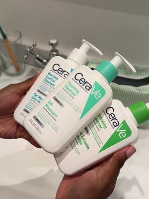 this is your reminder that one cleanser doesn’t fit all… which one of our cleansers is in your skincare routine? 🧴🫧 #cerave #cleanser #dryskin #oilyskin #blemishproneskin