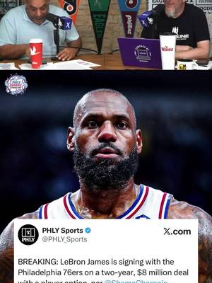 WELCOME HOME LEBRON #NBA #sixers #phillytiktok #lebronjames 