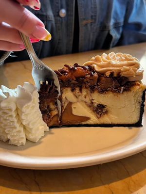 you 👏 deserve 👏 a 👏 SWEET TREAT 👏 get any slice, half price when you dine-in on 7/30 for #nationalcheesecakeday. One slice per guest. Must be present 🍰