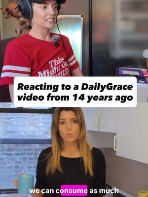 I reacted to a DailyGarce cooking video from FOURTEEN years ago (and updated the recipe!!!). This lil high pitched gremlin was onto something… full video on my YT (link in the bio) #fyp #fypシ #cooking #react #dailygrace 