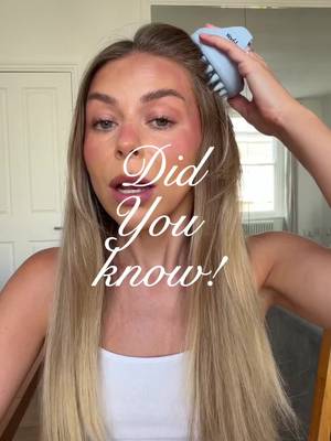 Did You Know? ✨ Taking just four minutes out of your day to massage your scalp can help boost circulation on your scalp, encourage product absorption and support a healthier environment for hair growth?