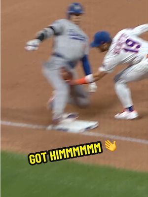 Carson Benge shows off the arm, gets Shohei Ohtani at third 💪 #mets #MLB  