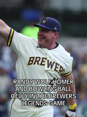 This year's Legends Game was one for the books #randywolf #milwaukeebrewers #alumni #legendsgame #brewcrew  