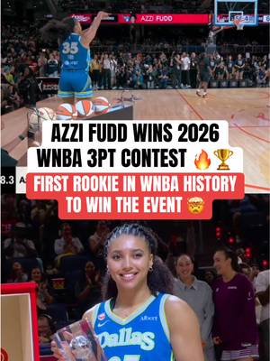 AZZI FUDD IS YOUR 2026 WNBA 3PT CHAMPION 🏆 #WNBA #basketball #azzifudd #womensbasketball 