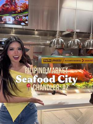 Arizona’s first Seafood City is HERE 🦐🔥 July 30th @ 9am. Live catch & fry, sizzling sisig, bone marrow hotpot, whole lechon, and an ube bakery that’ll ruin you for life 😮 Who’s coming? 📍 Chandler Fashion Center       3111 W Chandler Blvd Suite 04A, Chandler, AZ 85226 🗓️ July 30th, 9am #SeafoodCityAZ #FilipinoFood #AZFoodie #chandleraz #GrandOpening 
