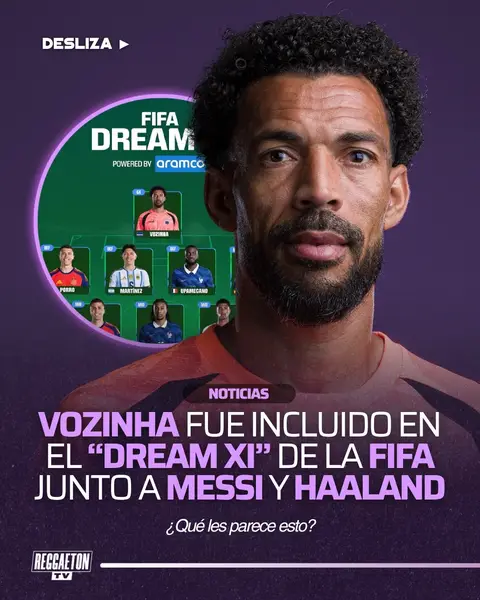 Antes de que rodara el balón, pocos imaginaban que un arquero de 41 años terminaría compartiendo equipo con las máximas estrellas del fútbol mundial. La FIFA presentó el Dream XI del Mundial 2026, un equipo definido por la votación de los aficionados. Entre nombres como Lionel Messi, Erling Haaland y Kylian Mbappé, el gran protagonista fue Vozinha, el guardameta de Cabo Verde, quien se ganó el reconocimiento del mundo tras firmar actuaciones memorables y convertirse en una de las historias más inspiradoras del torneo. ⚽🧤