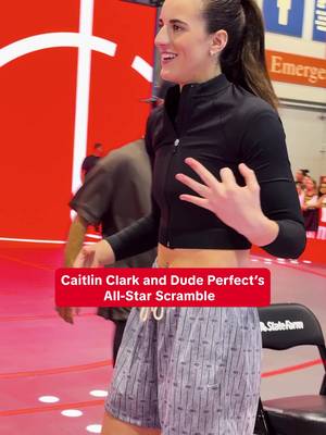 Caitlin Clark 🤝 Dude Perfect Teaming up for an unforgettable AT&T WNBA All-Star experience.