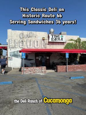 The Deli in Rancho Cucamonga! Located on Historic Route 66 in the Inland Empire! Making some great sandwiches . #inlamdempire #bestoflafood #iefoodie 