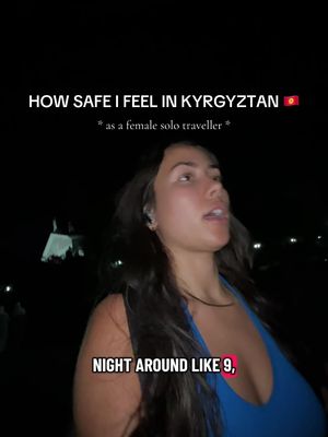 The truth about my safety in Kyrgyzstan 🇰🇬  This is another reason my I love Central Asia ❤️🇰🇬🫶 #centralasia #kyrgyzstan🇰🇬 #solotravel #vlogtravel #travelsafety 