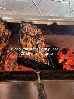 Some of the best Portuguese chicken I’ve had in Toronto. The chicken was juicy, the hot sauce had the perfect amount of heat without overpowering everything, and the rice and potatoes were both solid. Add in the price, and it’s honestly one of the best value meals around. Definitely worth checking out if you’re craving Portuguese chicken.                             📍Brasas Churrasqueira Rotisserie and grill  #portugesechicken #torontofood  #TorontoFood #TorontoChef #PortugueseChicken 
