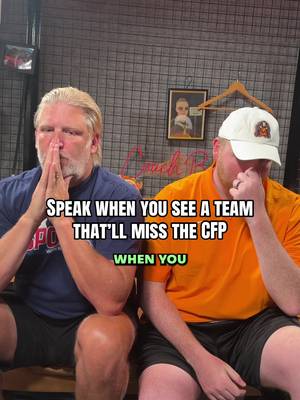 Speak when you see a team that’ll miss the college football playoff 