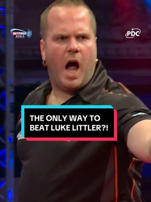 The length you have to go to get a leg against Luke Littler… 