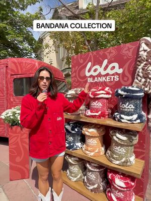 shop the bandana collection 7/31 🤠#newcollection #fyp #lolablankets 