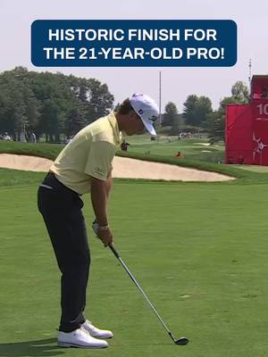 Jackson Koivun ends the day with his first 54-hole lead and the back-nine scoring record 😲 #PGATOUR #golf #History