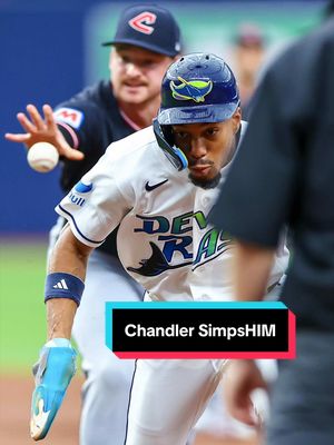 Chandler is chaos 😝 #RaysUp #MLB #TampaBayRays #ChandlerSimpson 