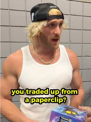 Trading with Logan Paul for a $10,000 FIFA World Cup Final Ticket 🤯 #sports #sportscards #WWE #fanaticsfest #loganpaul 