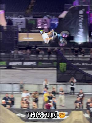 Brady Baker held nothing back in @X Games BMX Dirt 😨 @bradybakerbmx  #monsterenergy #bmx #actionsports 
