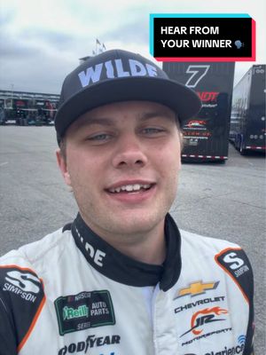 Hear from your first-time winner 🙂‍↕️ @WildeChips #fyp #nascartiktok 