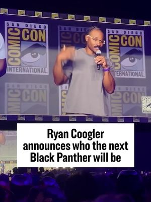 at comic-con, director ryan coogler officially announced 'black panther 3' — and who will be playing the marvel superhero 👀