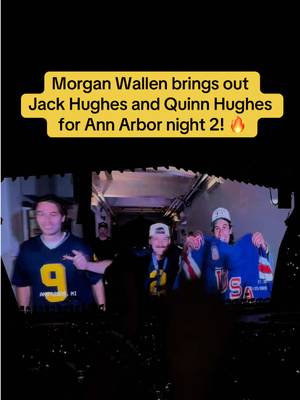 Olympic gold medal and all 🥇 What awesome guests for tonight!! #TickPick #morganwallen #morganwallenwalkout #morganwallenconcert 