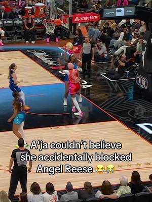 Wait for their reactions lmao 💀 #WNBA #basketball #ajawilson #wnbaallstar #angelreese 