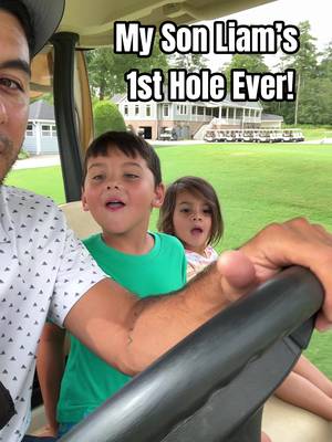 The road to Liam becoming a scratch golfer starts now 😂🤘🏽 #golf #golflife #golfaddict #golftiktok #kidsgolf 
