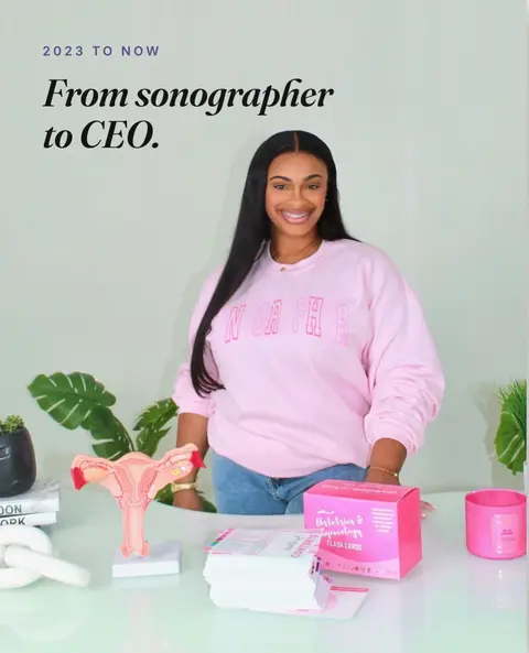 In 2023 I wasn’t trying to build a business. I was trying to find myself. I had the credentials and the job and I still felt like something was missing. So I made one set of physics flashcards. One set. I worked on them for months, posted them on TikTok in early 2024, and it blew up in a way I was not expecting. What I didn’t plan for was the teaching. Students started asking me questions, I started answering, and before I knew it.. I was walking people through the hardest part of their program. That’s when I realized that this field didn’t just need another product. It needed someone who actually shows up. One set of flashcards turned into workbooks, logbooks, and full courses. And somehow it reached students in nearly every state in the USA, then students in Canada, in the UK, and places I still can’t believe. But swipe through and you’ll see the part that actually stays with me. Because running a business is hard. But those messages are why I keep going. I read them over and over, and I don’t take a second of it for granted. Thank you for trusting me with your education🥹💜 So tell me where you are in your sonography journey. Thinking about the career, in school, studying for the registries, working, teaching. Let’s connect. And if Tech Me Out has ever helped you, let me know in the comments. I read every single one. #sonography #ultrasound 