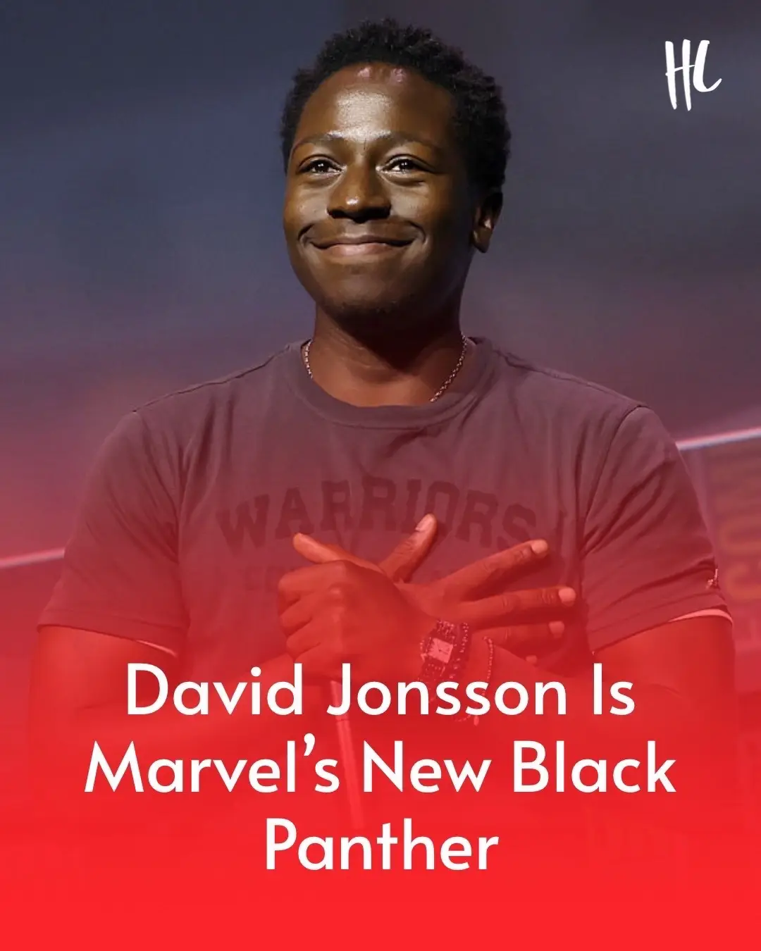 Meet our 'Black Panther 3' star: David Jonsson. The British actor, best known for his performances in 'Industry,' 'Wasteman' and more, is stepping into the role of T'Challa II, the son of T'Challa, who was played by the late Chadwick Boseman. Ryan Coogler announced the news at San Diego Comic-Con. (📸: Getty Images) 
