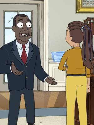 Ugh, legal ruining the fun 😫 New from the universe of #RickAndMorty, #PresidentCurtis is now streaming
