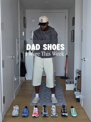 some dad shoes I wore this week 👟 - guess I was heavy on the blue vibes😅 #sneakers #mensfashion #sneakerhead @Salomon @HOKA @New Balance @SKYLRK @Nike @Saucony 
