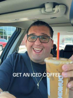 @Dunkin' iced coffee in hand!! #icedcoffee #dunkin 