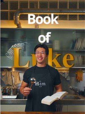 Menu Inspired by the Book of Luke ✝️ A journey of vision, rest and resurrection. . Drinks: Spiced Carrot Juice 🥕 Luke 2:25 to 30 We begin in the temple with Simeon, a devout man promised he would see the Messiah before he died. When he held baby Jesus, he declared, "My eyes have seen your salvation." I made a spiced carrot juice to honour this moment because carrots are known for sharpening our sight. For me it represents not just clarity of vision, but the moment we truly recognise Christ. . Course 1: Corn Ribs with Chipotle Sour Cream 🌽 Luke 6:1 to 5 As the disciples picked grain on the Sabbath, the Pharisees criticised them. Jesus reminded them of David and declared, "The Son of Man is Lord of the Sabbath." I made this dish because the kernels of corn remind me of the grain the disciples picked, and of Jesus's authority to allow it. Nourishment not just for the body, but for the soul. . Course 2: Vietnamese Banh Mi 🥖 Luke 4:1 to 4 After 40 days of fasting in the wilderness, Jesus was tempted to turn stones into bread. He responded, "Man shall not live on bread alone." I filled my banh mi with char siu, pickled carrots, mooli and Vietnamese sausage. It's bread with so much more, just like life is so much more than food. . Mains: Fried Noodle Net with Chinese Stir Fried Monkfish 🐟 Luke 5:1 to 8 By the Lake of Gennesaret, after a long night of catching nothing, Jesus told Simon to cast the nets again. This time the catch was overwhelming. Simon fell at His feet, and Jesus called him to be a fisher of men. I created a fried noodle net to represent the disciples' nets, and the monkfish is their divine catch. Abundance, obedience, and a calling to a new purpose. . Dessert: White Chocolate Soufflé with Pistachio Ice Cream and Chocolate Crumble 🍨 Luke 24 The resurrection. The tomb once sealed, now open. The stone rolled away. "He is not here. He is risen!" I made a soufflé because it almost doubles in size as it rises, just like Christ rose. . Jesus loves you, and so do I ❤️ . #jesus #luke #bible #christian #christianfood     