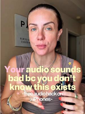You dont have to use a microphone. ✨ if you have an iPhone 16, you already have studio-quality audio sitting in your phone — you just don’t know where to find it. open your Photos app, pull up any video you recorded, tap Edit, and look for Audio Mix. select Studio. that’s it. machine learning strips out all the background noise — the AC, the kids, the dishwasher — and leaves just your voice, clean. you can even drag the slider to control how strong the effect is. no gear. no extra apps. no excuses. save this for your next filming day 🤍 follow for more tips on creating content and landing brand deals from home. #iphonetipsandtricks #ugctips #contentcreatortips #iphonetips #ugccreator 