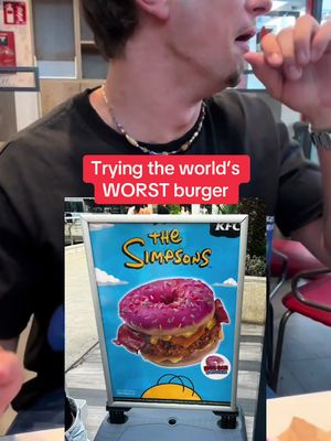 NEVER try this burger #fyp #mukbang #kfc 