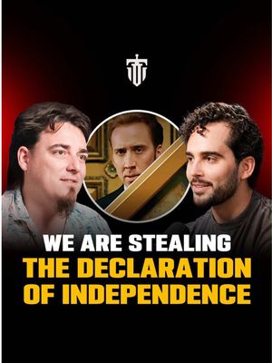 We pitched Palmer Luckey the ultimate treasure hunt 👀🏴‍☠️ “Stealing” a Dunlap Broadside copy of the Declaration of Independence with Nicolas Cage… what could go wrong?😅 Catch the full episode of Treasure Hunters this Tuesday on YouTube, Spotify and Apple Podcasts 🔗 #History #USHistory #declarationofindependence #palmerluckey #nicolascage
