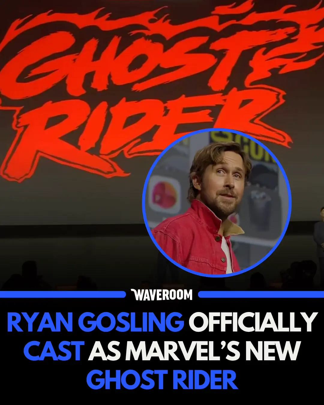 Ryan Gosling is officially joining the Marvel Cinematic Universe as Johnny Blaze, taking on the iconic role of Ghost Rider. Marvel made the announcement at San Diego Comic-Con, with Shawn Levy set to direct the film. The movie is currently scheduled to hit theatres in 2028. 🔥🏍️  📸: @marvelstudios 