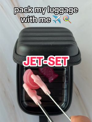 officiallyyy jet-set with my Candy Salad ✈️