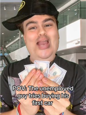 he’ll never miss a payment!  #satire #fyp #unemployed  #comedyskit #newcar 