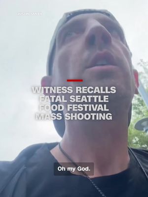 An attendee of a Seattle food festival tells CNN what he witnessed during a mass shooting near the city’s iconic Space Needle that left multiple people dead. #cnn #news #seattle