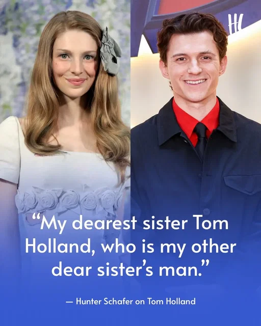 Hunter Schafer opened up about her ‘Euphoria’ co-star Zendaya’s man, Tom Holland, and revealed that she has him saved in her phone as “Sister Tom”! (📸: Getty Images)
