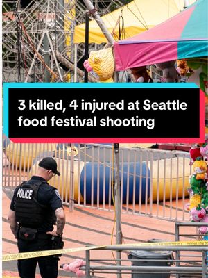 One suspect has been arrested, and police are searching for another after three people were killed and four, including a two-year-old toddler, were injured in a shooting at a Seattle food festival on Sunday. According to Seattle's assistant police chief, there is no ongoing threat. MS NOW's Vaughn Hillyard reports.