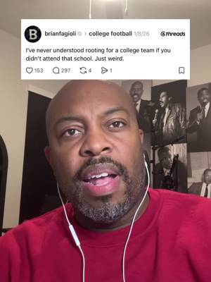 Is It "Weird" To Root For A College That You Didn't Attend? 🧐 #FunnyMaine #CollegeFootball #Influencer
