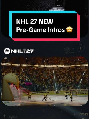 Pregame intros got the extended cut this year in #NHL27 🎬