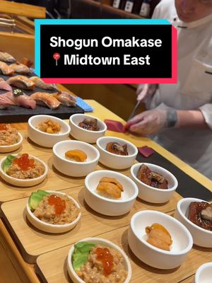$60 NYC Restaurant Week deal at @shogunomakase 🥰🫶🏻🍣  📍Shogun Omakase #shogunomakase #nyc #omakase #nycrestaurantweek #nycomakase 