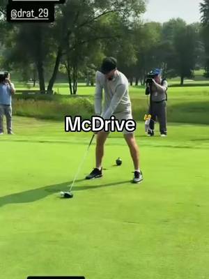 McDrai with the McDrive 🏌️ - 🎥: Zach Hyman Celebrity Golf Classic via IG #hockey #NHL #oilers #edmontonoilers 